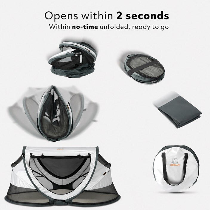 Resesäng - Deryan Toddler Luxe Silver