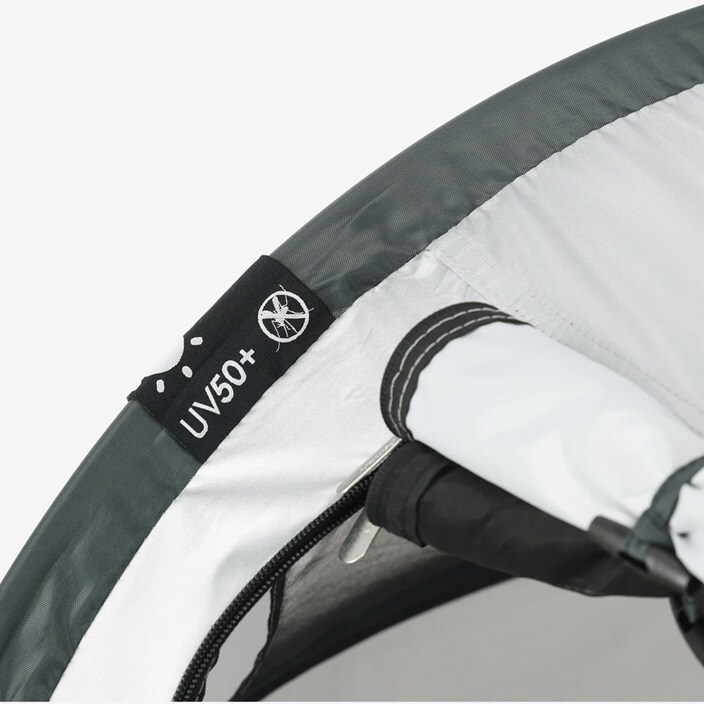 Resesäng - Deryan Toddler Luxe Silver