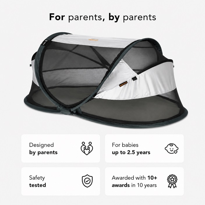 Resesäng - Deryan Baby Luxe Silver