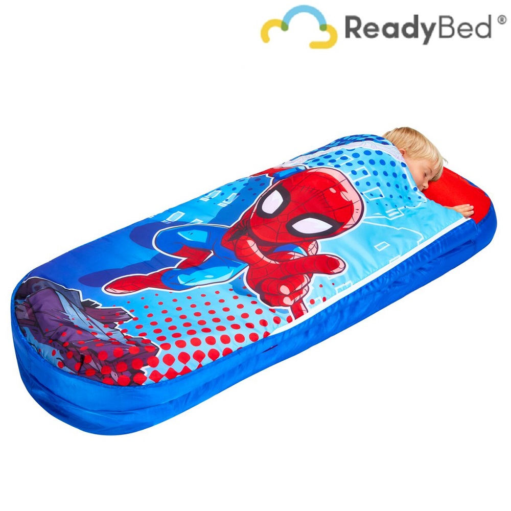Uppblåsbar resesäng Readybed Junior Spiderman resemadrass