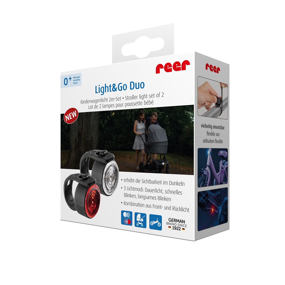 LED lampor till barnvagn Reer White and Red