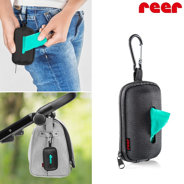 Blöjpåsar i hållare Reer Nappy Bag