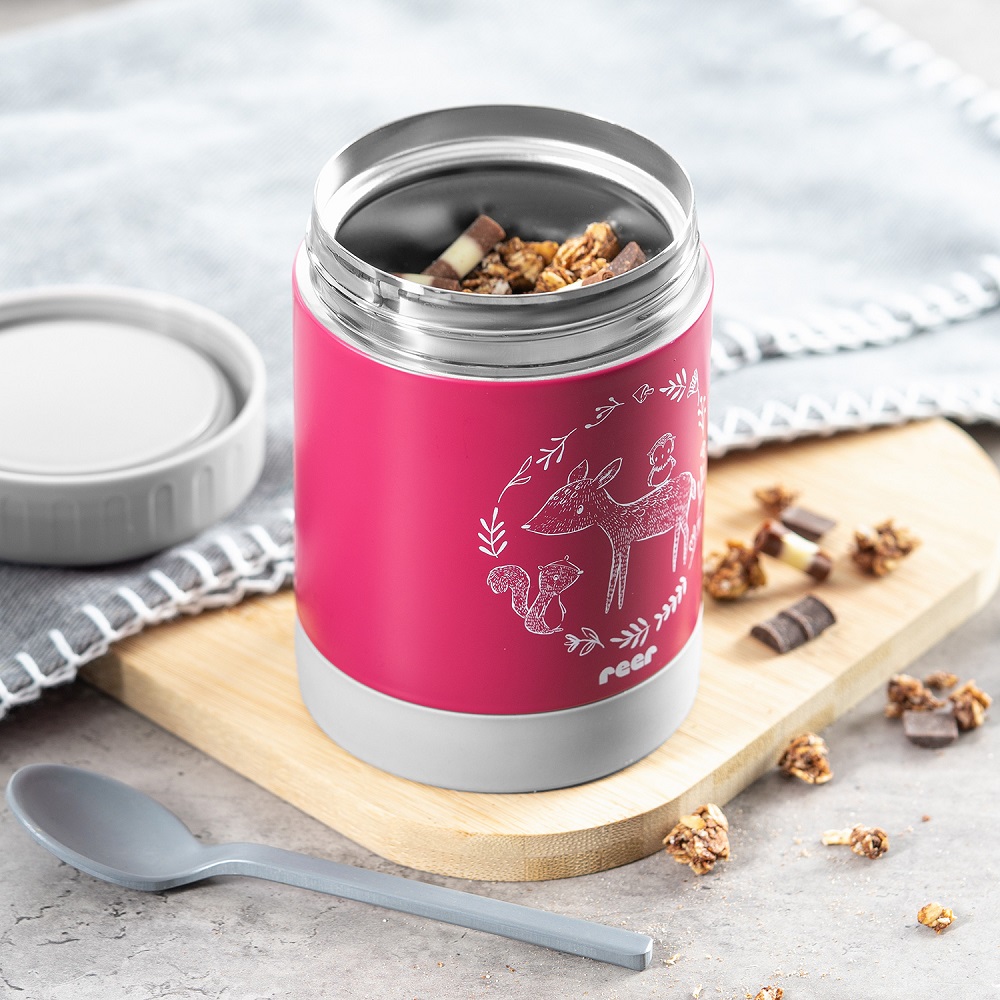 Mattermos barn Reer ColourDesign Rosa och rostfri