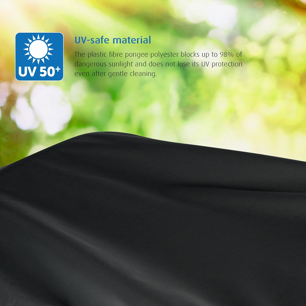 Solskydd barnvagn Reer ShineSafe svart