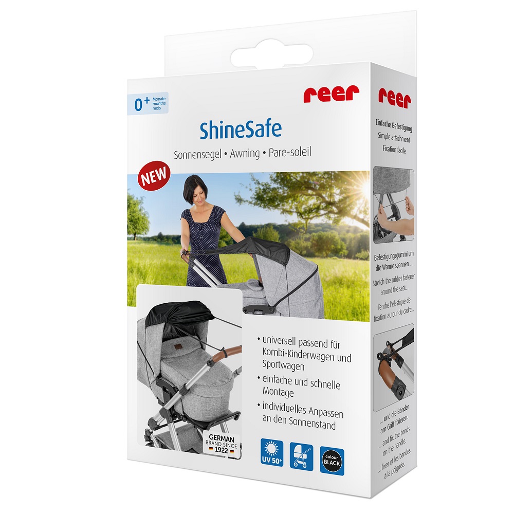 Solskydd barnvagn Reer ShineSafe