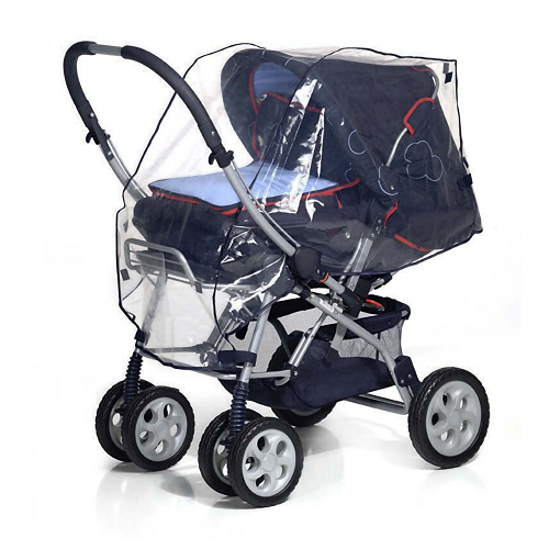 Regnskydd barnvagn Reer Universal genomskinligt