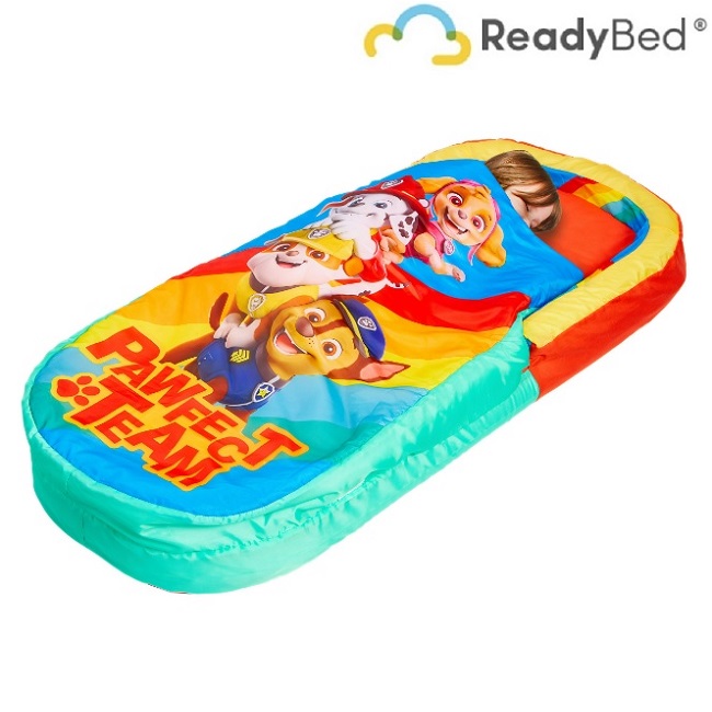 Resemadrass med lakan My First ReadyBed resesäng Paw Patrol
