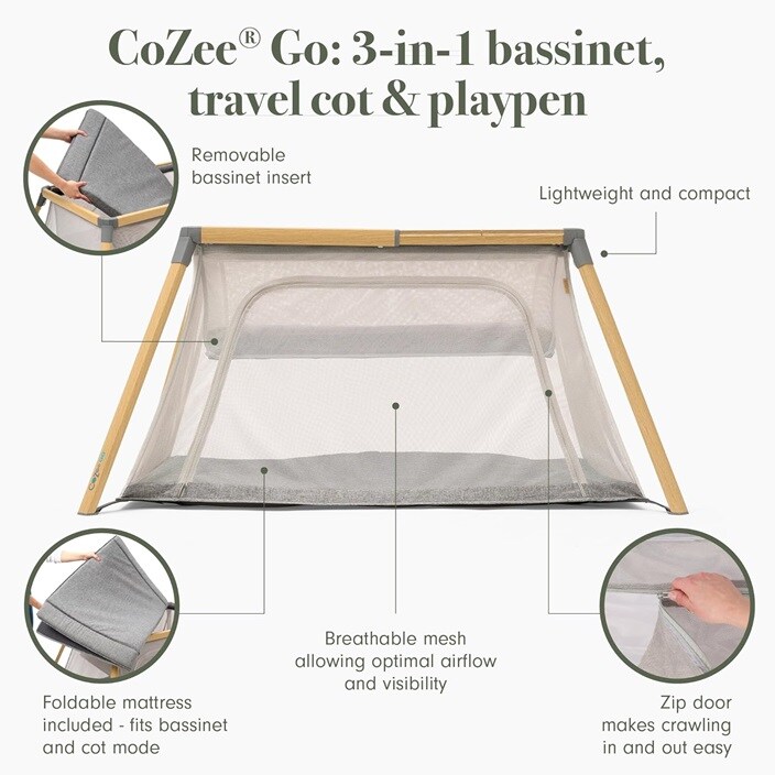 Resesäng - Tutti Bambini CoZee Go 3-in-1