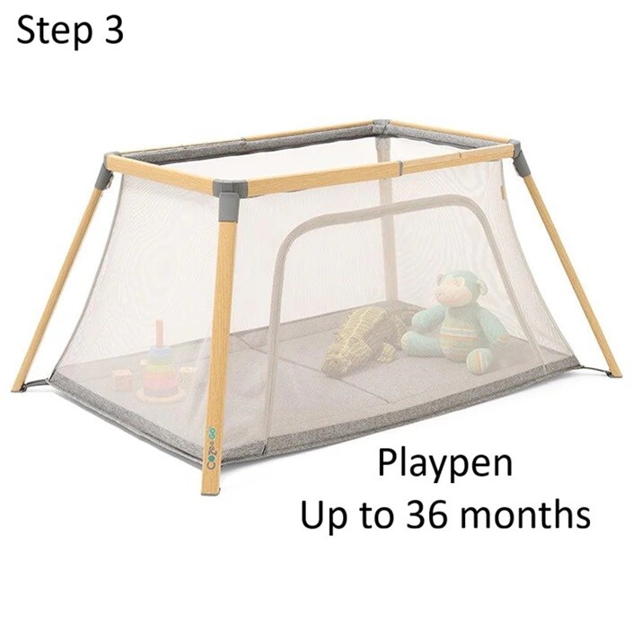 Resesäng - Tutti Bambini CoZee Go 3-in-1