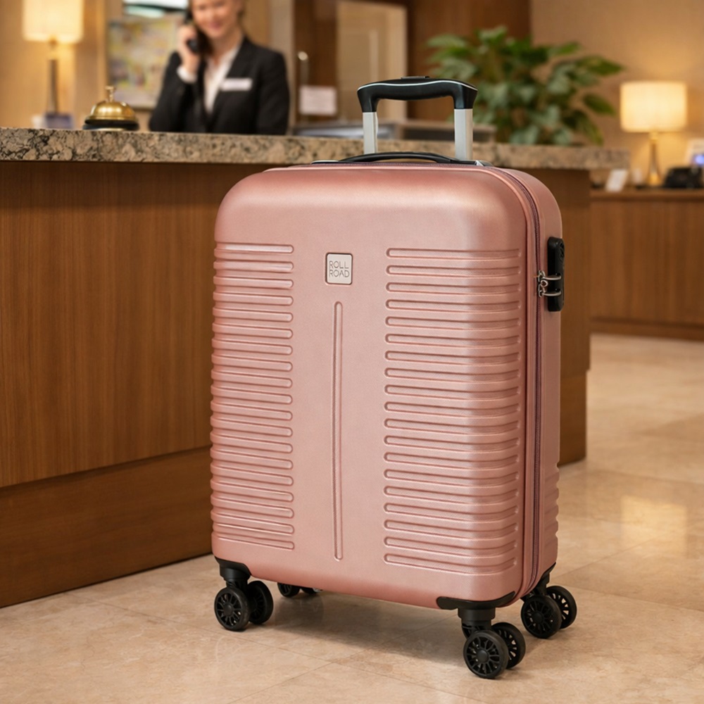 Resväska för barn Roll Road India Pink Resväska för barn Roll Road India Pink