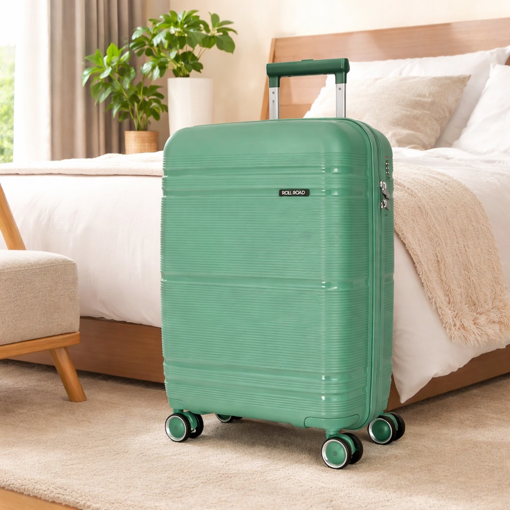 Resväska för barn Roll Road Universe Green