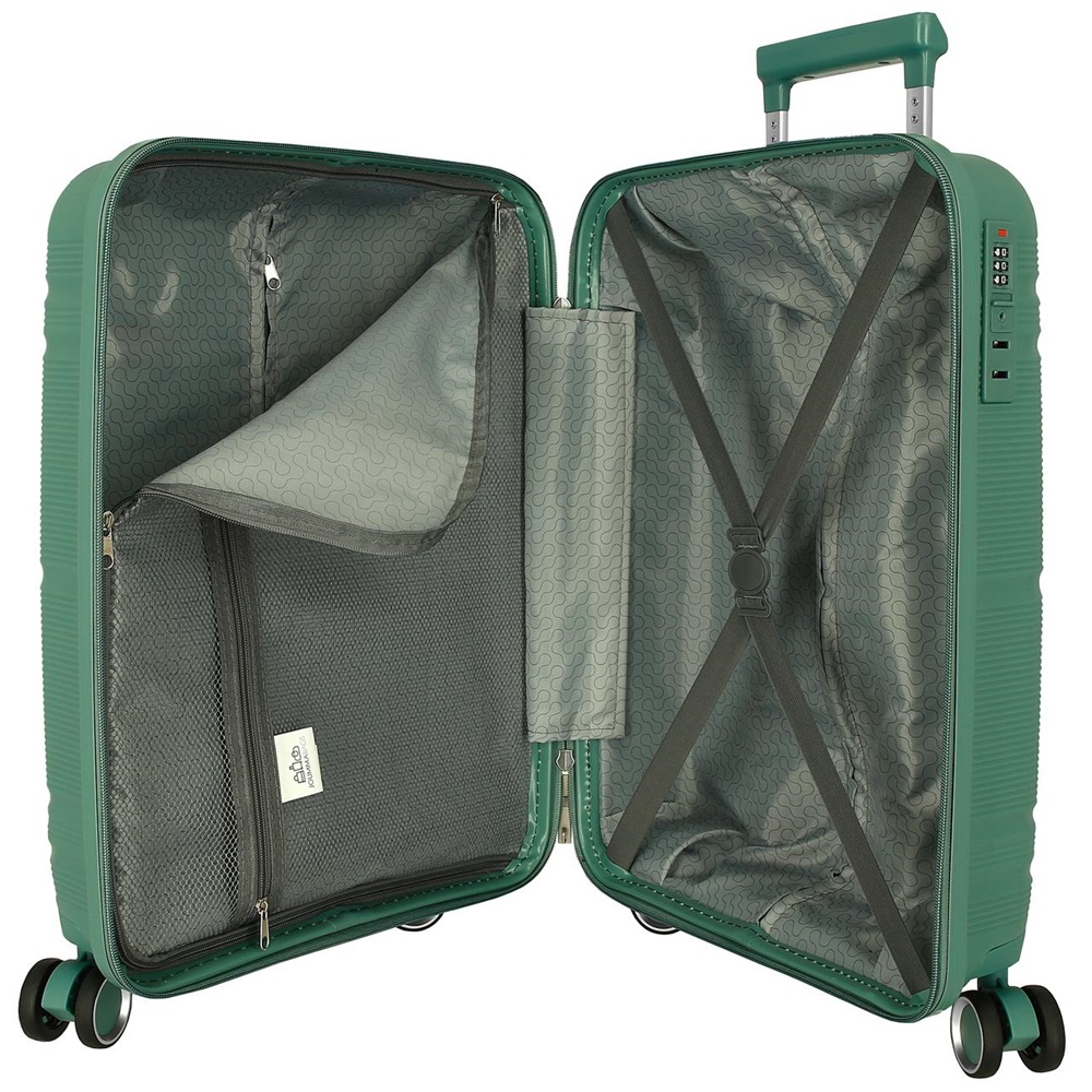 Resväska för barn Roll Road Universe Green