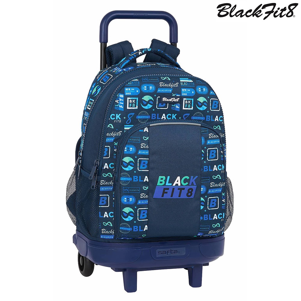 Resväska för barn Blackfit8 Retro Logos Trolley Backpack