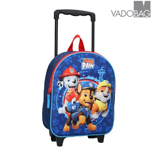 Paw Patrol 3D Köp Paw Patrol Ryggsäck Dragväska med hjul väska