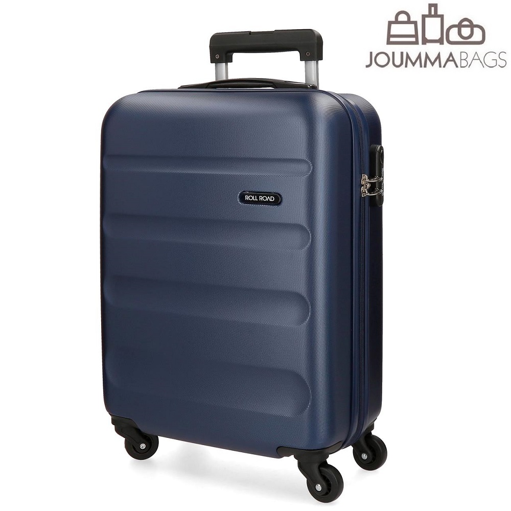 Resväska för barn Roll Road Flex ABS navy
