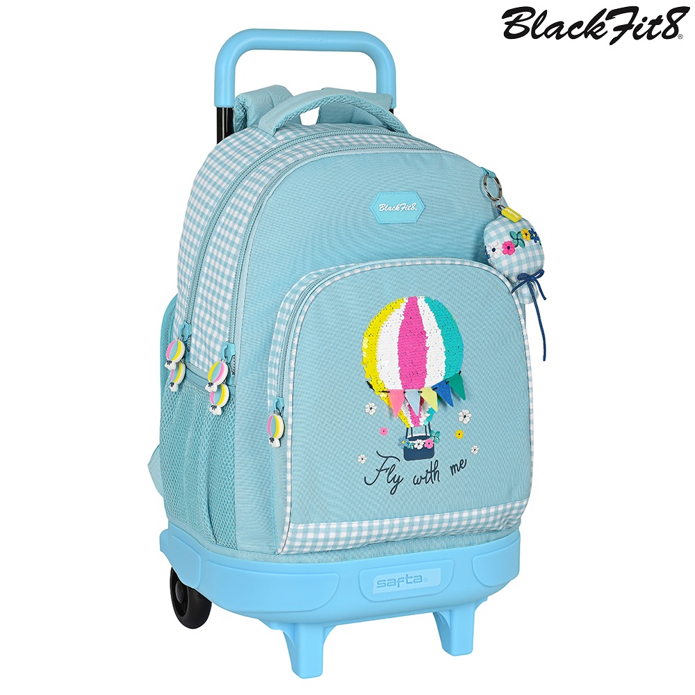 Resväska för barn Blackfit8 Fly With Me Trolley Backpack
