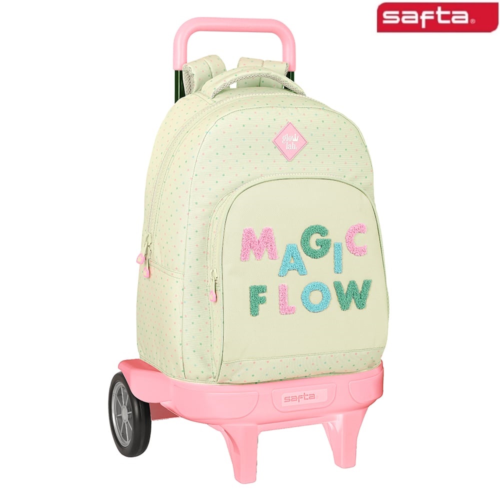 Resväska för barn Glowlab Magic Flow Trolley Backpack