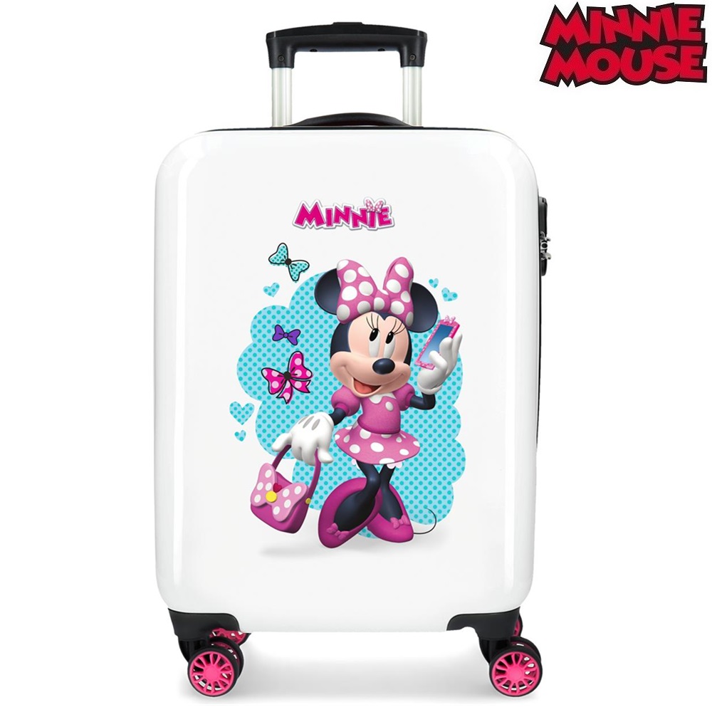 Resväska för barn Minnie Mouse Good Mood