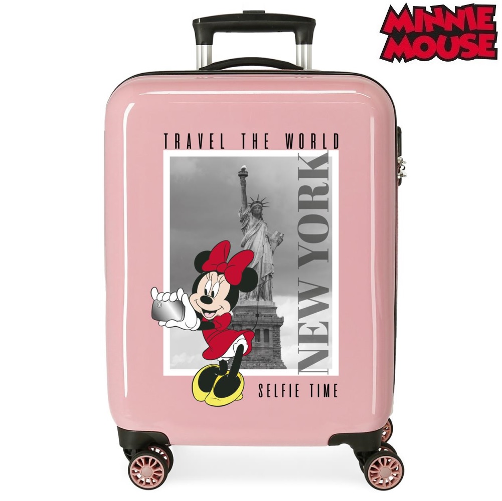 Resväska för barn Minnie Mouse Travel the World