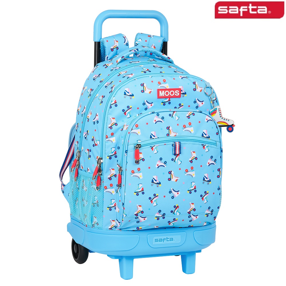 Resväska för barn Moos Roller Trolley Backpack