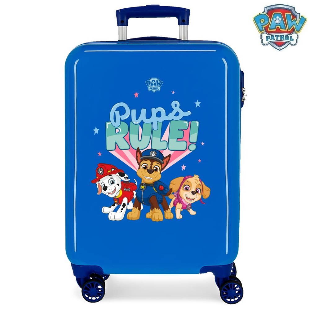 Resväska för barn Paw Patrol Pups Rule Blue Resväska för barn Paw Patrol Pups Rule Blue