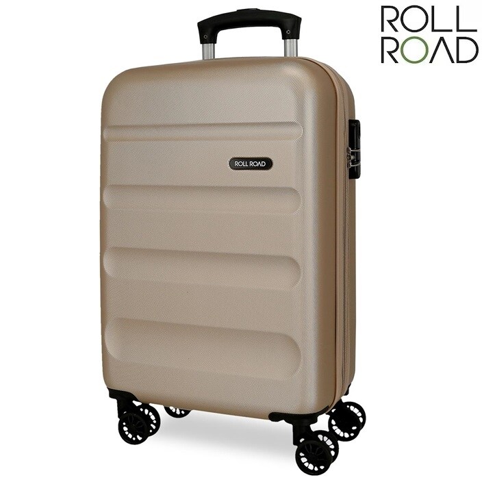 Resväska för barn - Roll Road Flex Beige