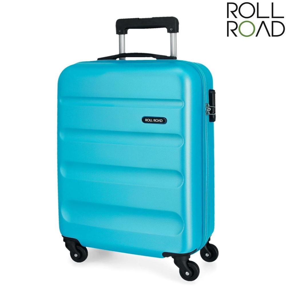 Resväska för barn Roll Road Flex Light Blue