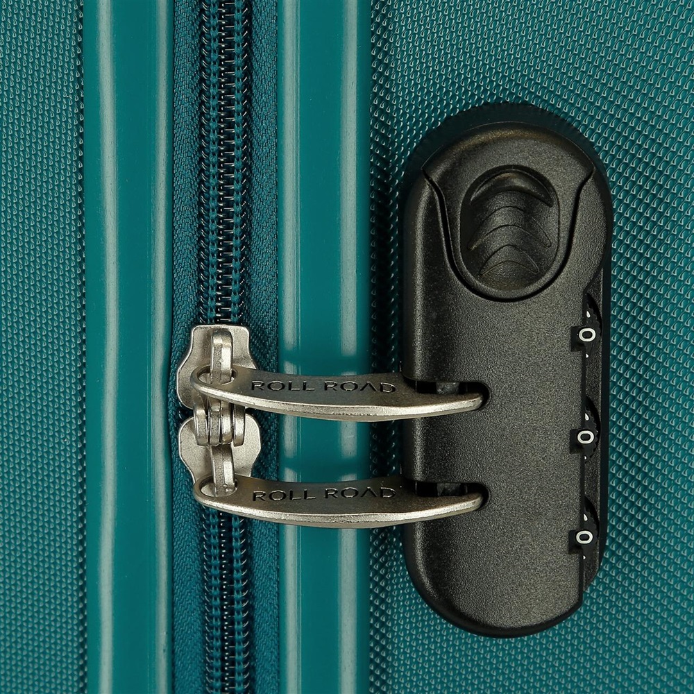 Resväska för barn Roll Road Flex Ocean Green