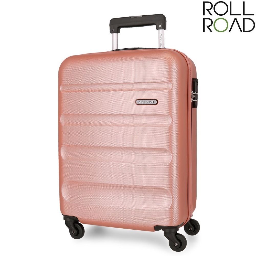 Resväska för barn Roll Road Flex Pink