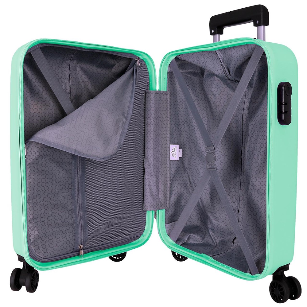 Resväska för barn Roll Road Flex Turquoise