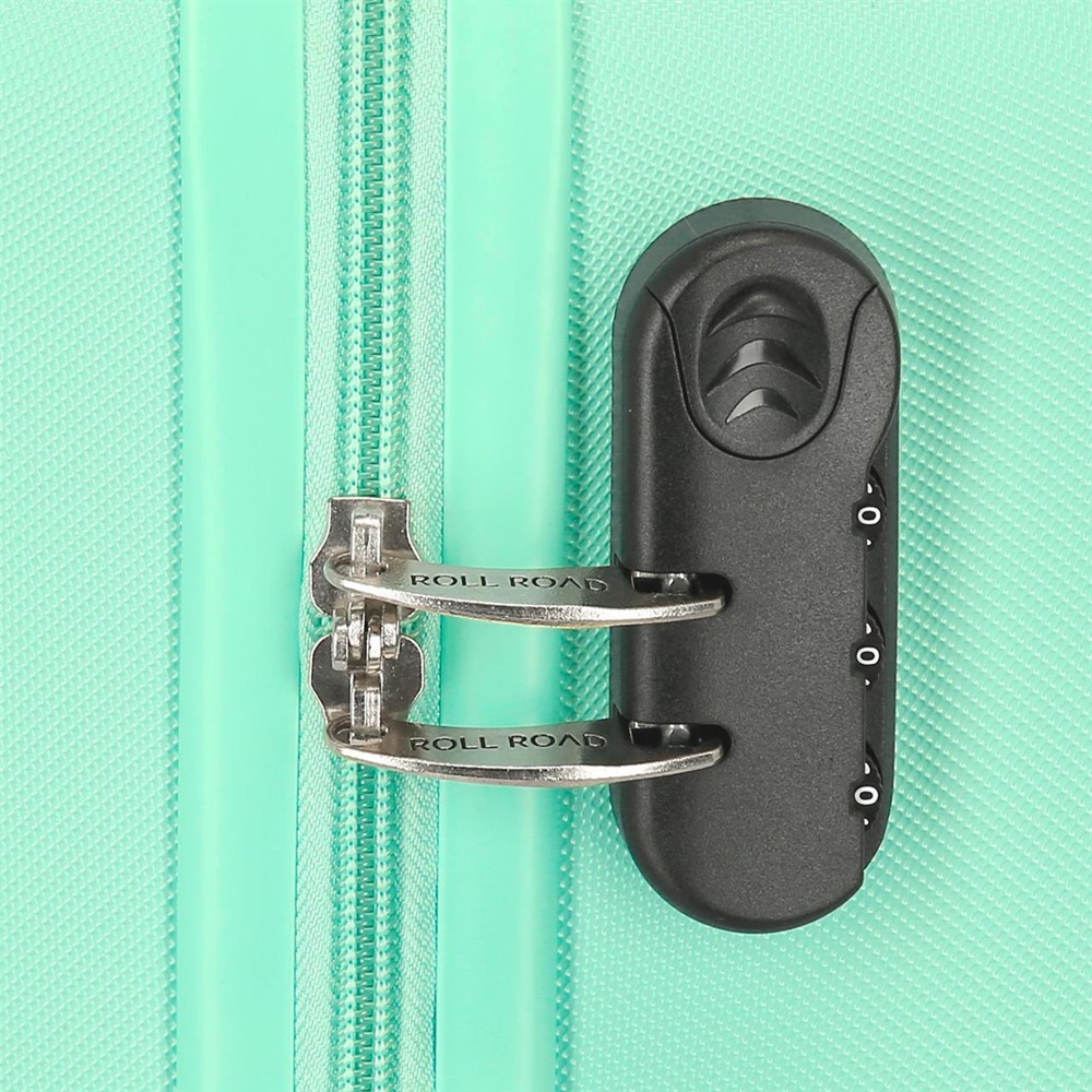 Resväska för barn Roll Road Flex Turquoise