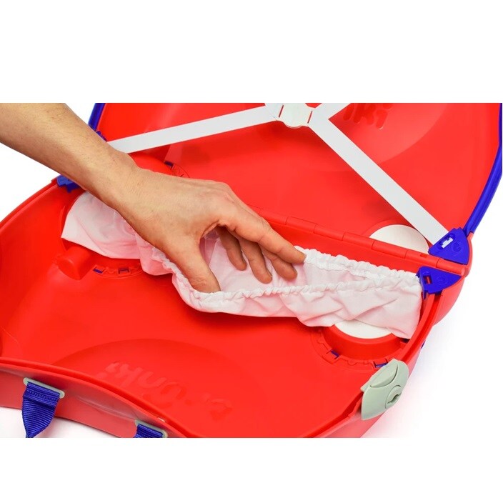 Resväska för barn - Trunki Glide Frank Firetruck