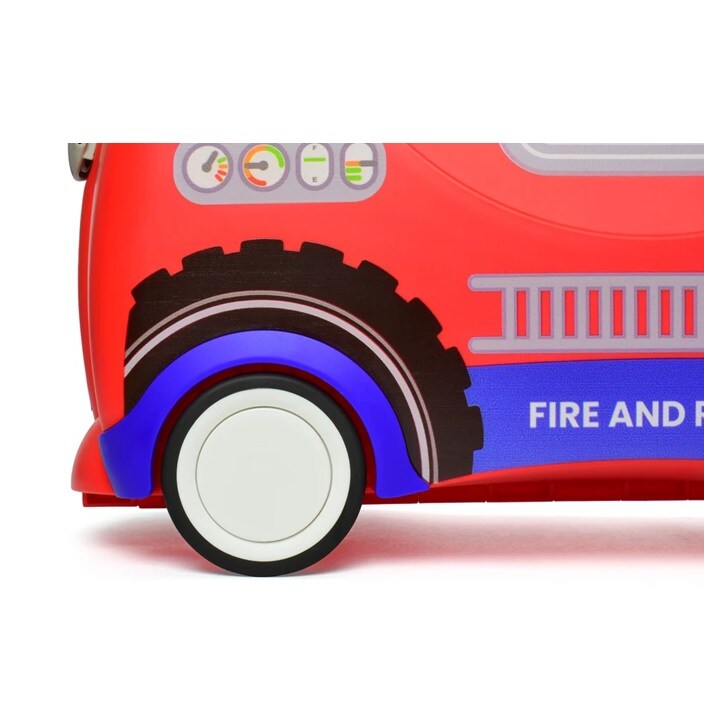 Resväska för barn - Trunki Glide Frank Firetruck