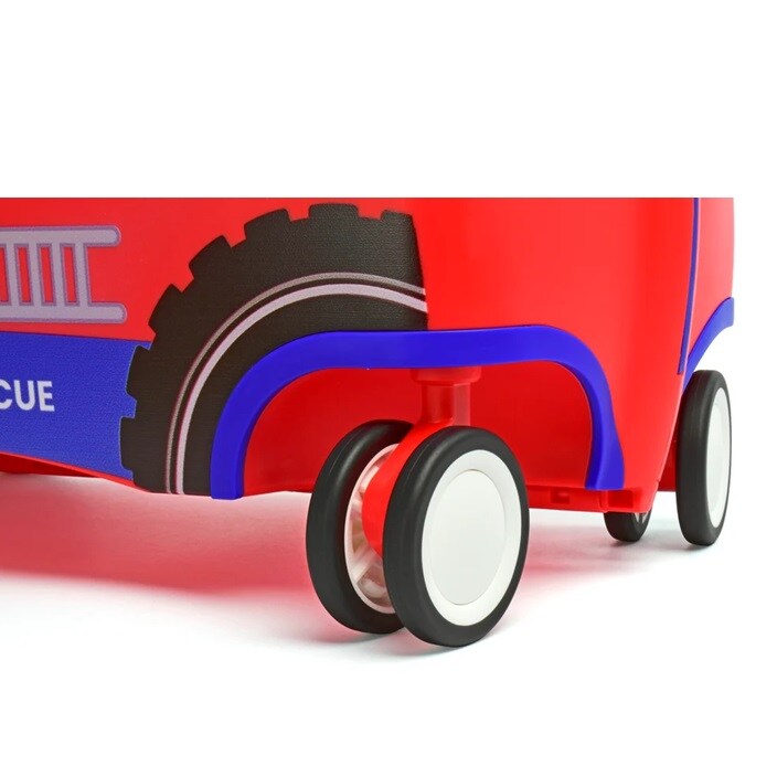 Resväska för barn - Trunki Glide Frank Firetruck