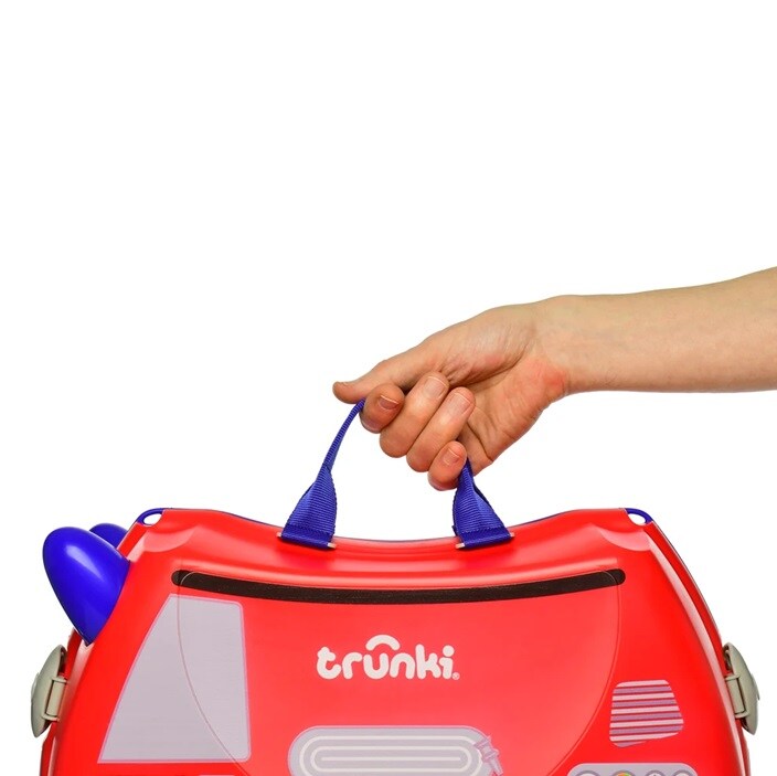 Resväska för barn - Trunki Glide Frank Firetruck