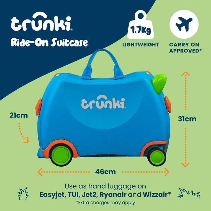 Resväska för barn - Trunki Glide Terrance