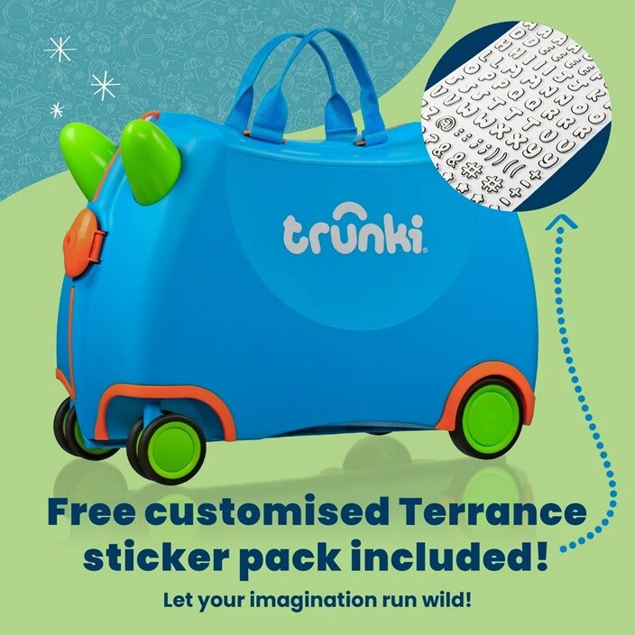 Resväska för barn - Trunki Glide Terrance