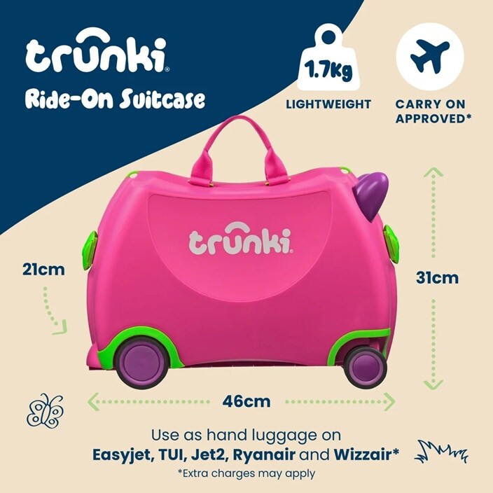 Resväska för barn - Trunki Glide Trixie