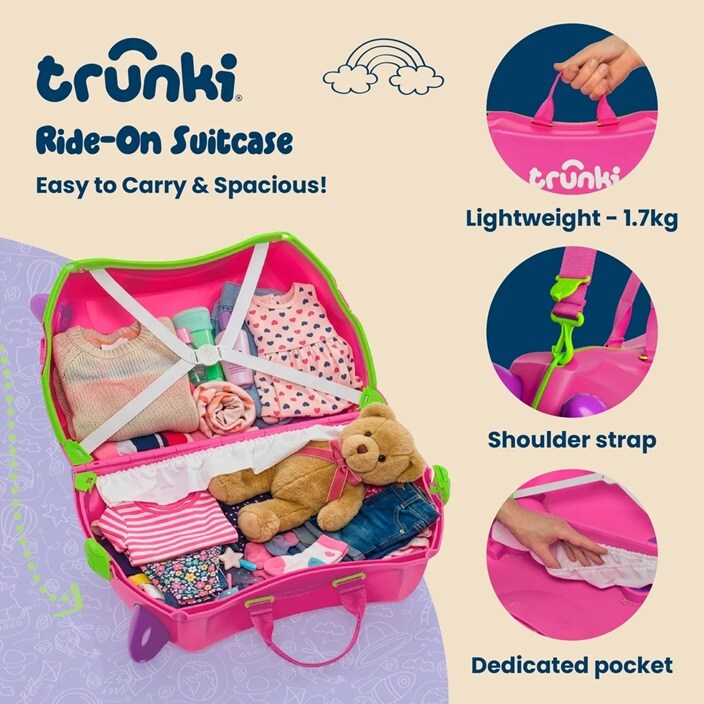 Resväska för barn - Trunki Glide Trixie