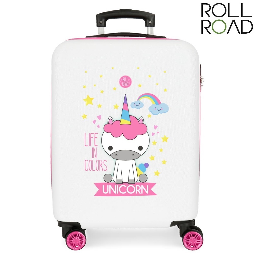 Resväska för barn Little Me Unicorn White