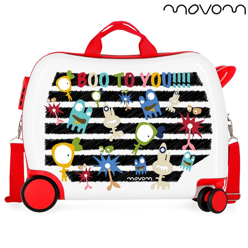 Resväska för barn att åka på Movom Boo to You