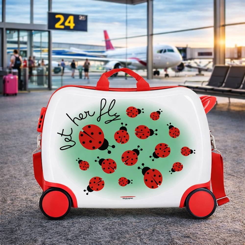 Resväska för barn - Movom Ladybird