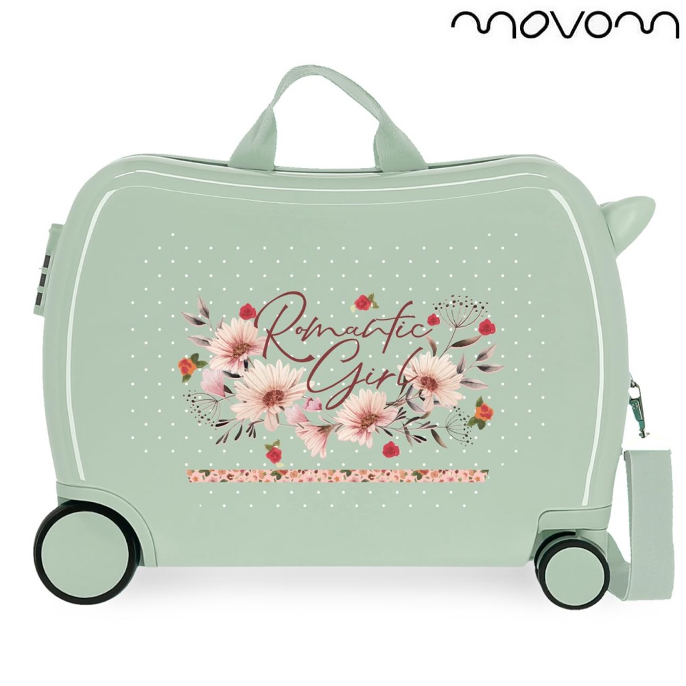 Resväska för barn att åka på Movom Romantic Girl