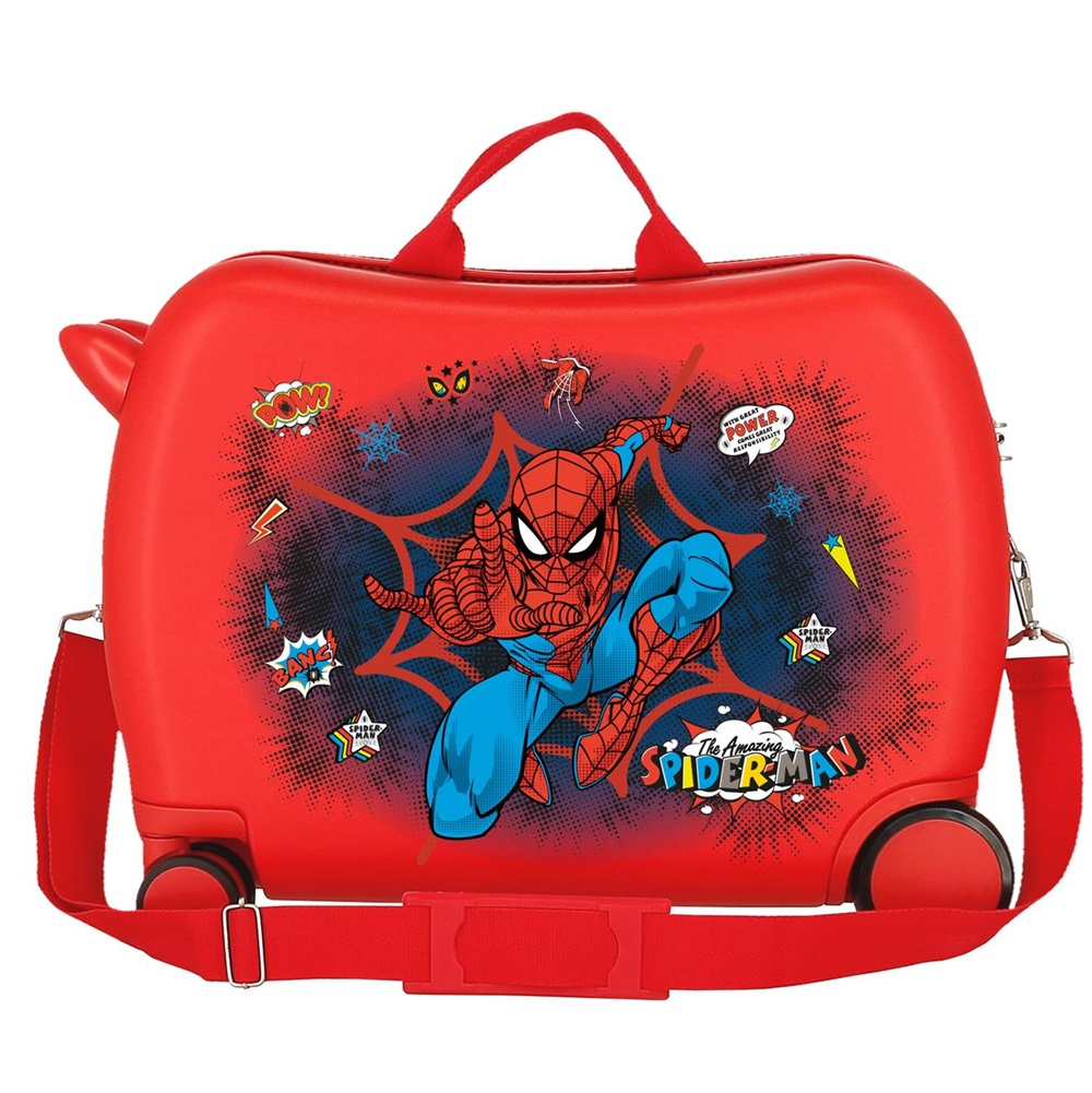 Resväska för barn att åka på Spiderman Pop