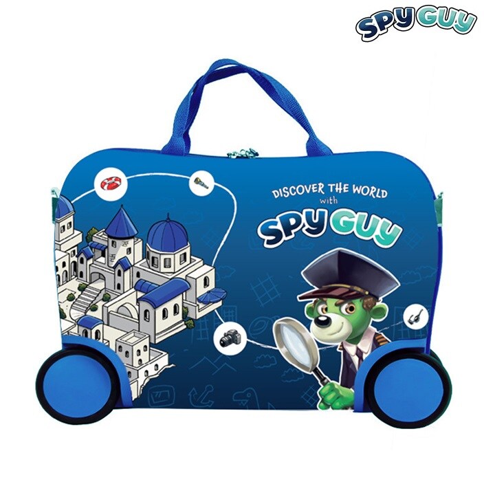 Resväska för barn att åka på - Spy Guy Adventure