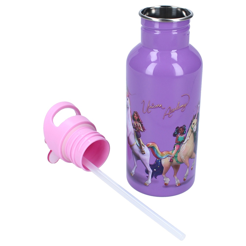 Rostfri vattenflaska i metall The Unicorn Academy Take A Sip