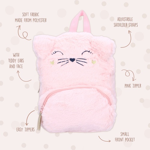 Ryggsäck för barn The Adorables Light Pink Ryggsäck för barn The Adorables Light Pink