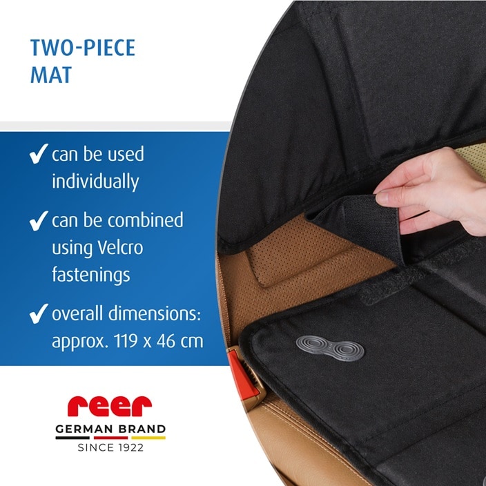 Sätesskydd - Reer TravelKid MaxiProtect Black