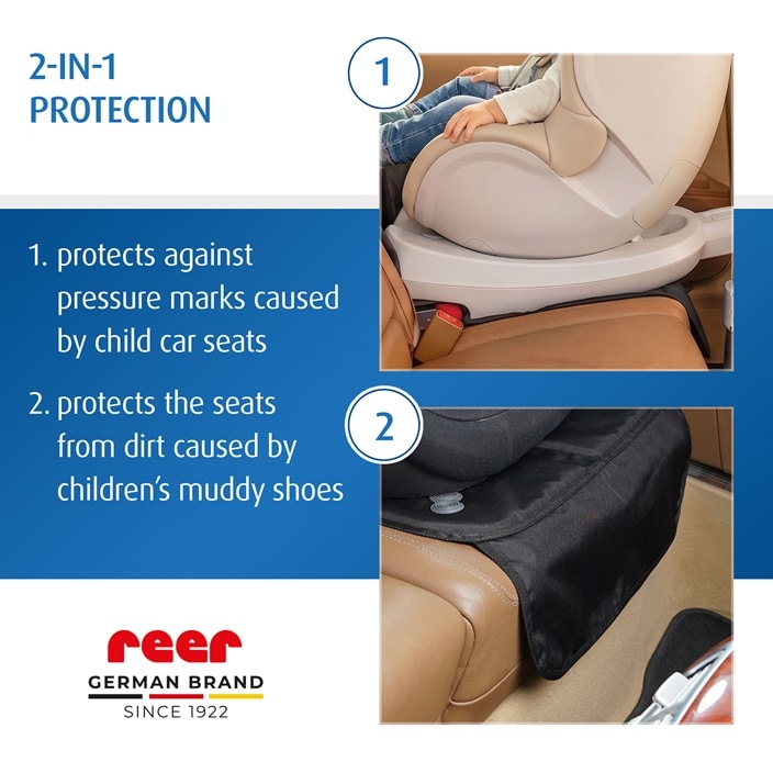 Sätesskydd - Reer TravelKid MaxiProtect Black
