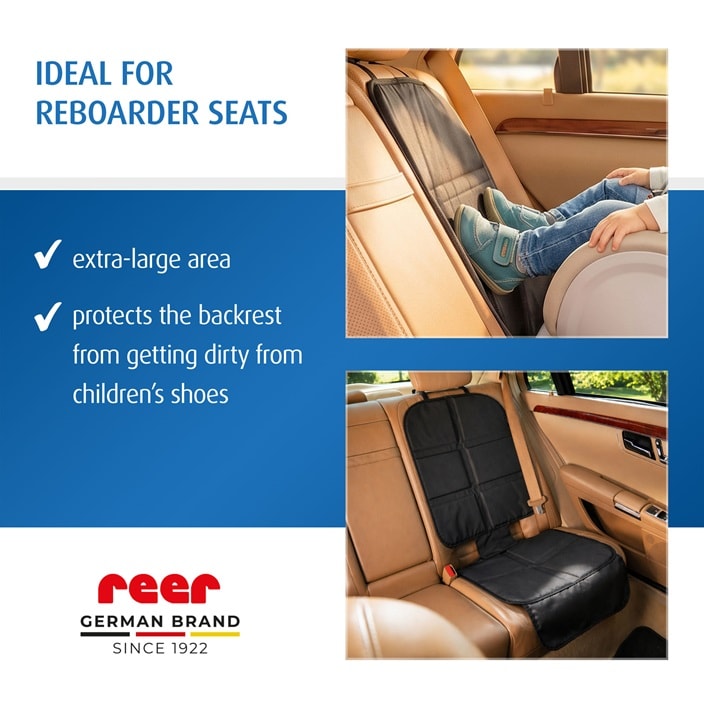 Sätesskydd - Reer TravelKid MaxiProtect Black